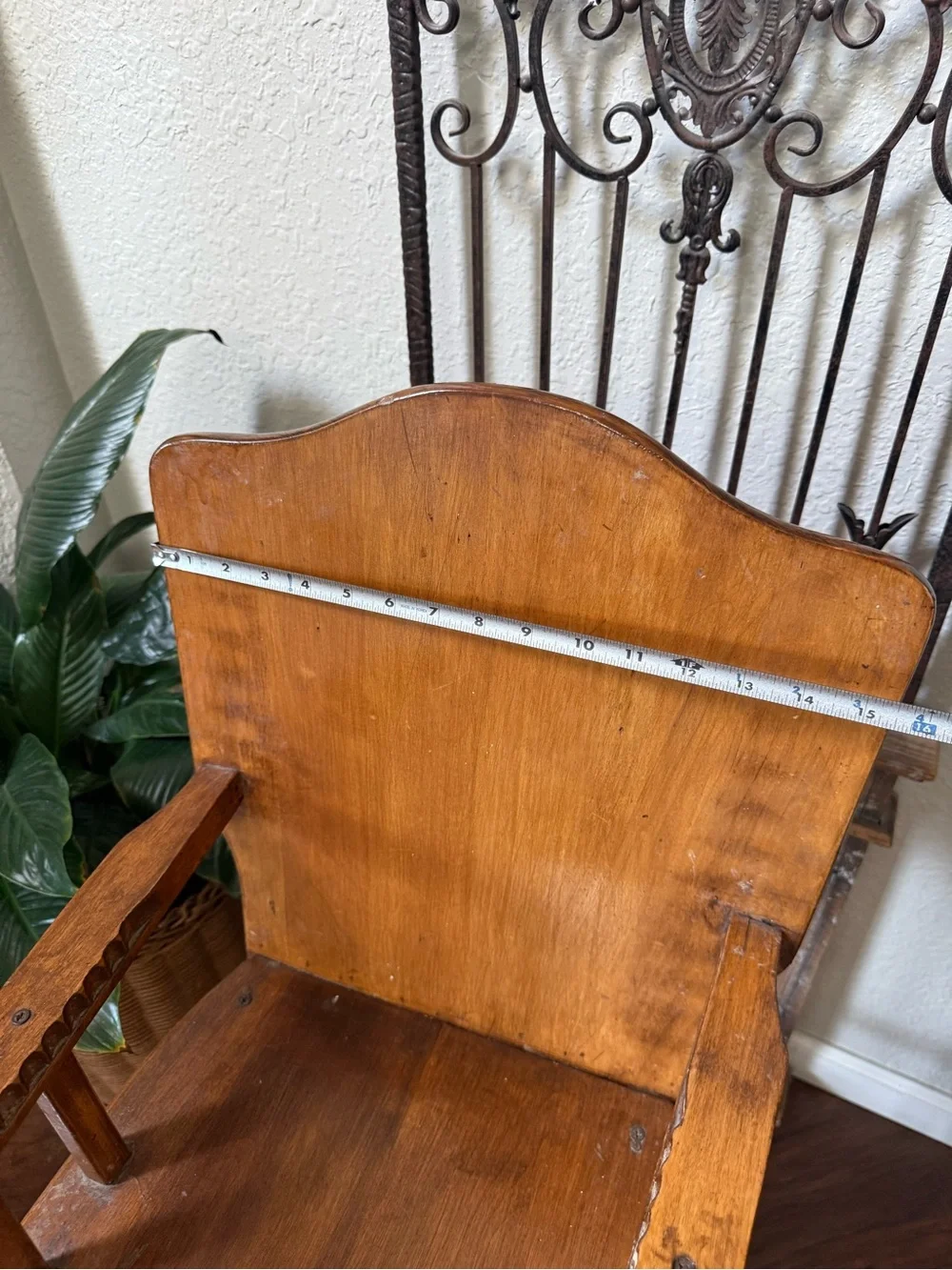 Antique Vintage Wooden High Chair